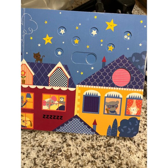 Usborne Babys Very First Slide And See Nighttime Board Book - Picture 8 of 16